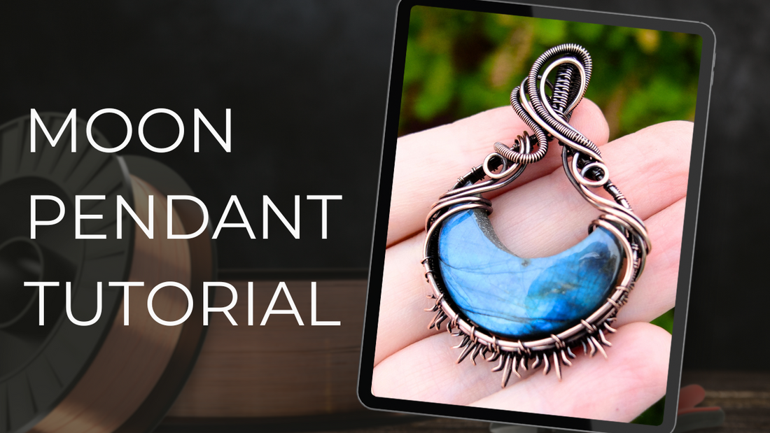Wire Wrapped Crescent Moon Pendant Tutorial