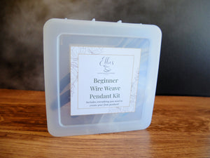 Beginner Wire Weaving Pendant Kit - Kit & PDF E-Book Download Beginner Wire Weaving Pendant Kit - Kit & PDF E-Book Download