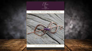 "Agatha" Hair Pin Tutorial - PDF File ONLY "Agatha" Hair Pin Tutorial - PDF File ONLY