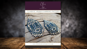 "Clarice" Fringe Earring Pattern - PDF File ONLY "Clarice" Fringe Earring Pattern - PDF File ONLY