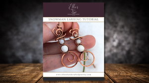 "Snowman" Earrings Tutorial "Snowman" Earrings Tutorial