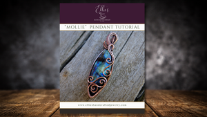 "Mollie" Wire Wrapped Pendant Tutorial - PDF File Only "Mollie" Wire Wrapped Pendant Tutorial - PDF File Only