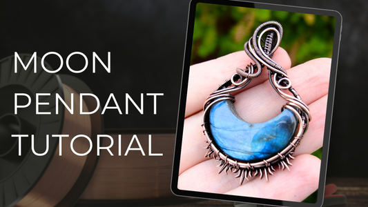 Wire Wrapped Crescent Moon Pendant Tutorial