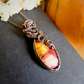 Marigold Song Composite, Citrine, Garnet & Tourmaline Pendant