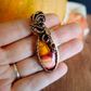 Marigold Song Composite, Citrine, Garnet & Tourmaline Pendant