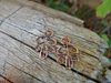 Pure Copper Oak Leaf Earrings