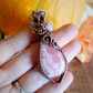 Rhodochrosite & Garnet Pendant