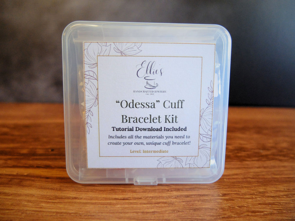 "Odessa" Cuff Bracelet - Kit & PDF Download - (Tools Not Included)