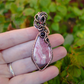 Rhodochrosite & Garnet Pendant