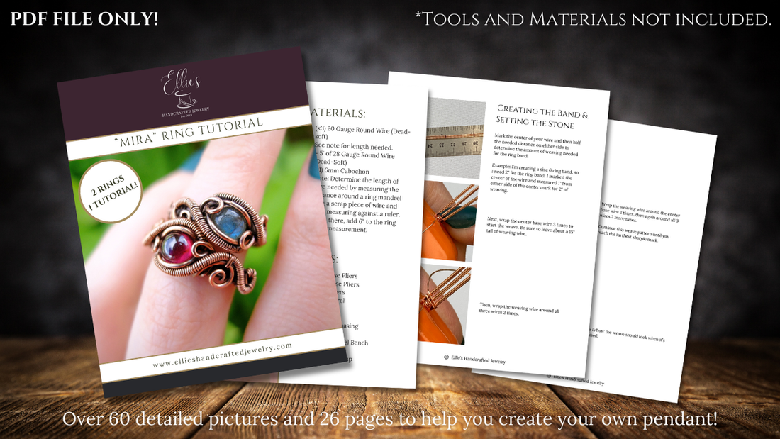 "Mira" Ring Tutorial - PDF Tutorial ONLY