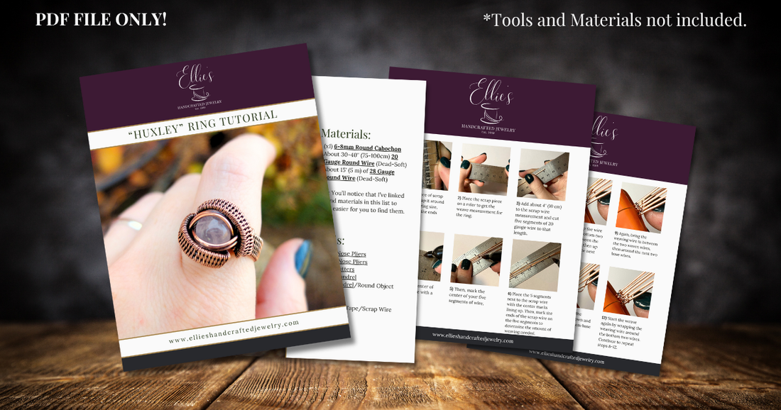 "Huxley" Ring Tutorial — PDF Download