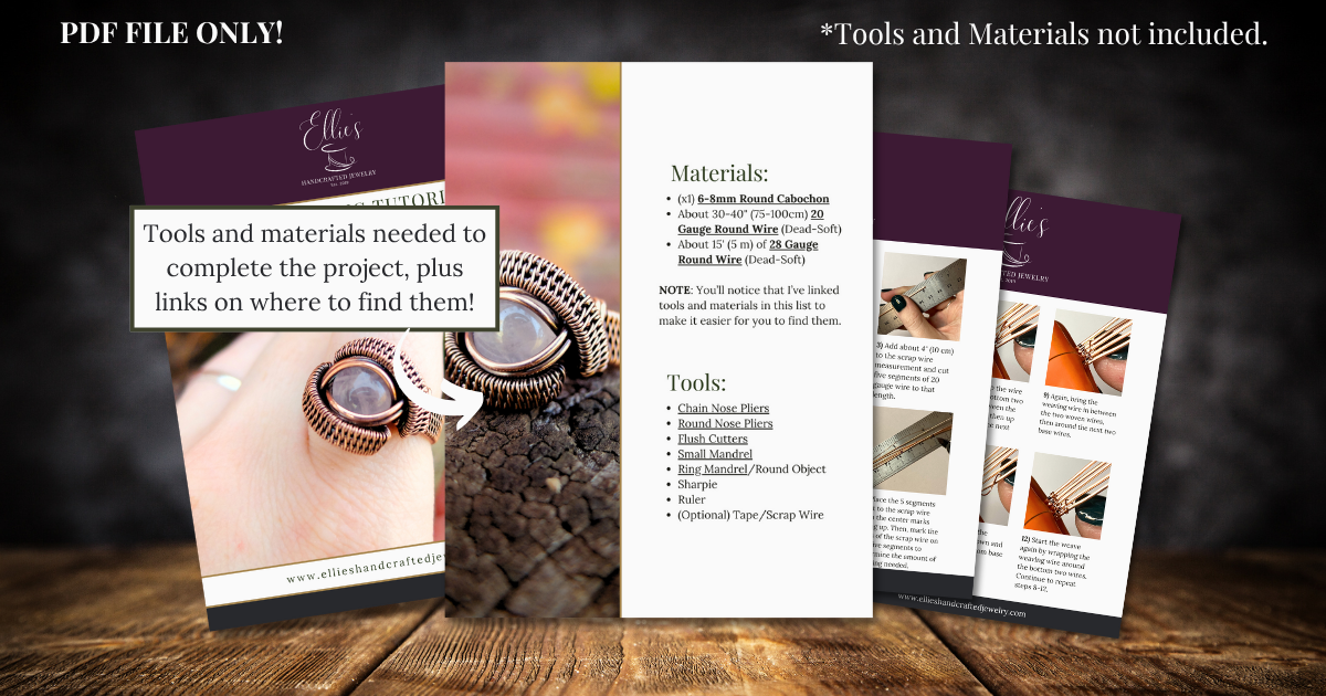 "Huxley" Ring Tutorial - PDF File ONLY