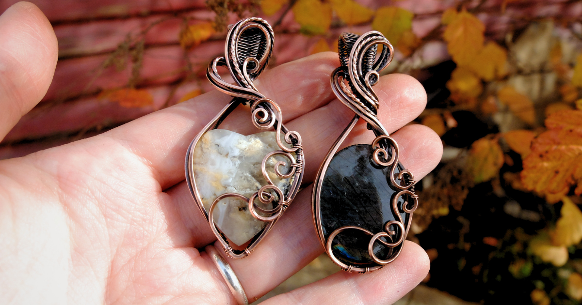 "Sylva" Heart Pendant Tutorial - PDF File ONLY