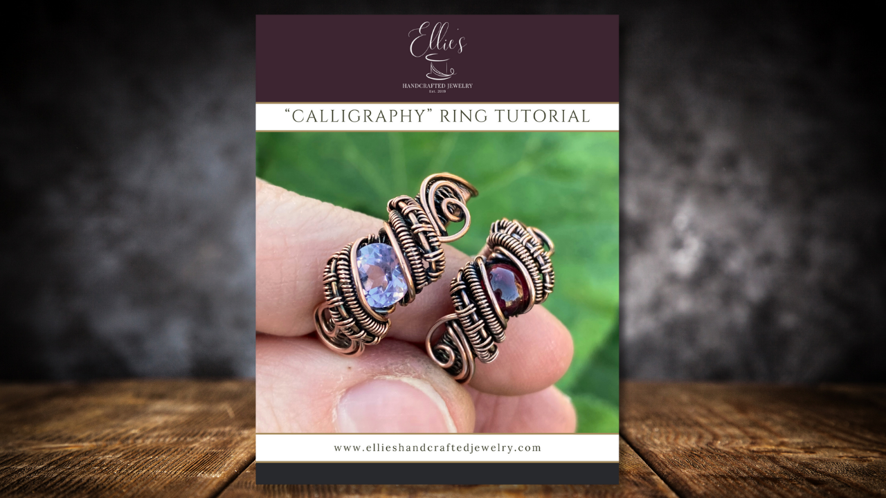 Calligraphy Drawn Rings