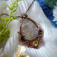African Moonstone & Citrine Pendant "Elara"