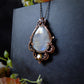 African Moonstone & Citrine Pendant "Elara"
