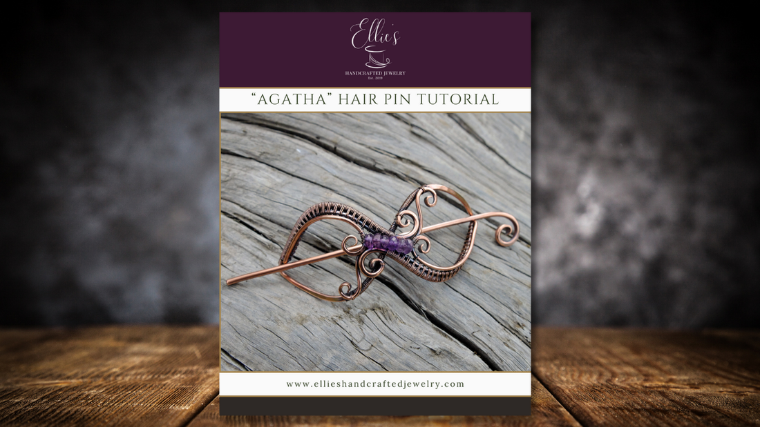 "Agatha" Hair Pin Tutorial — PDF Download
