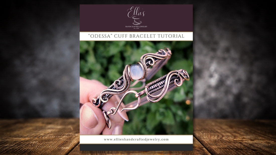 Picture of the tutorial cover displaying a cuff bracelet.