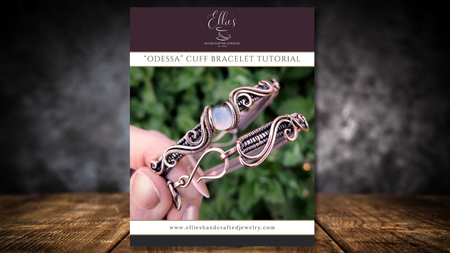 Picture of the tutorial cover displaying a cuff bracelet.