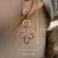 Pure Copper Oak Leaf Earrings