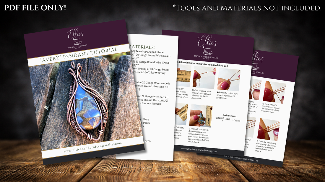 "Avery" Pendant Tutorial - PDF Tutorial ONLY