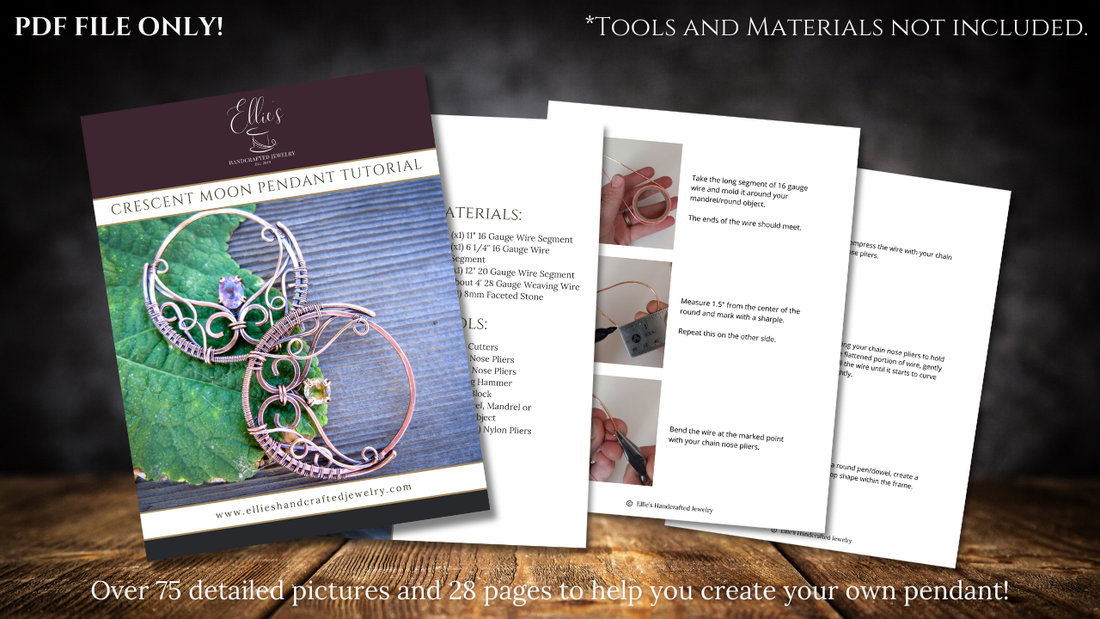 "Crescent Moon" Pendant Tutorial