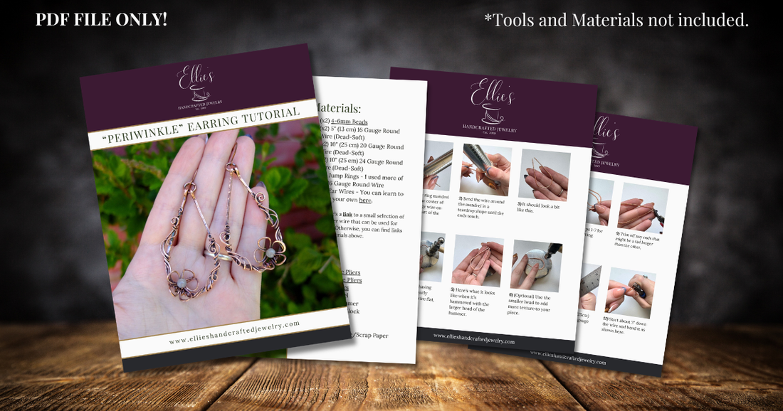 "Periwinkle" Earring Tutorial - PDF File ONLY