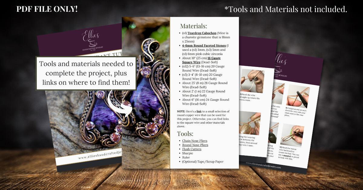 "Seraphina" Pendant Tutorial - PDF File ONLY