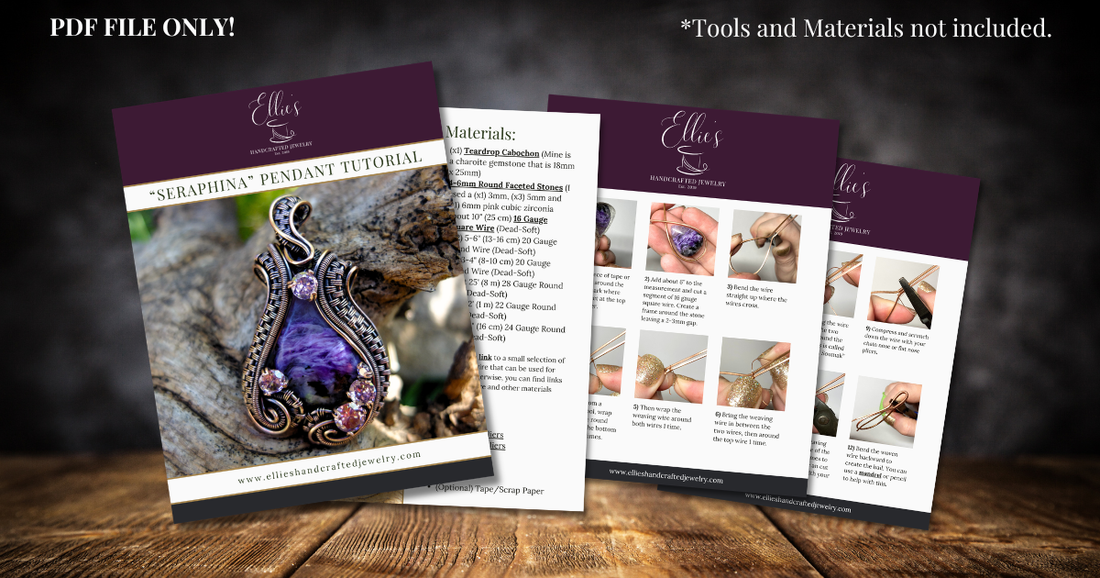 "Seraphina" Pendant Tutorial - PDF File ONLY